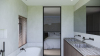 Render: ensuite badkamer