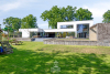 Gemetselde constructie voorzien voor plaatsing zwembad en poolhouse