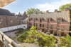 Uitzicht op gemeenschappelijke binnentuin