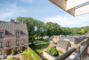 Uitzicht op gemeenschappelijke binnentuin