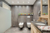 Badkamer met toilet en bidet