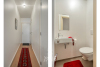 Inkomhal met apart toilet 
