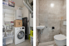 Berging/wasplaats en apart toilet 